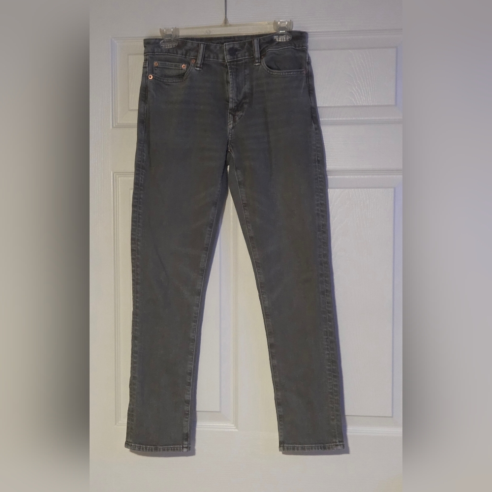 Men's American Eagle Outfitters Gray Wash Slim Jeans